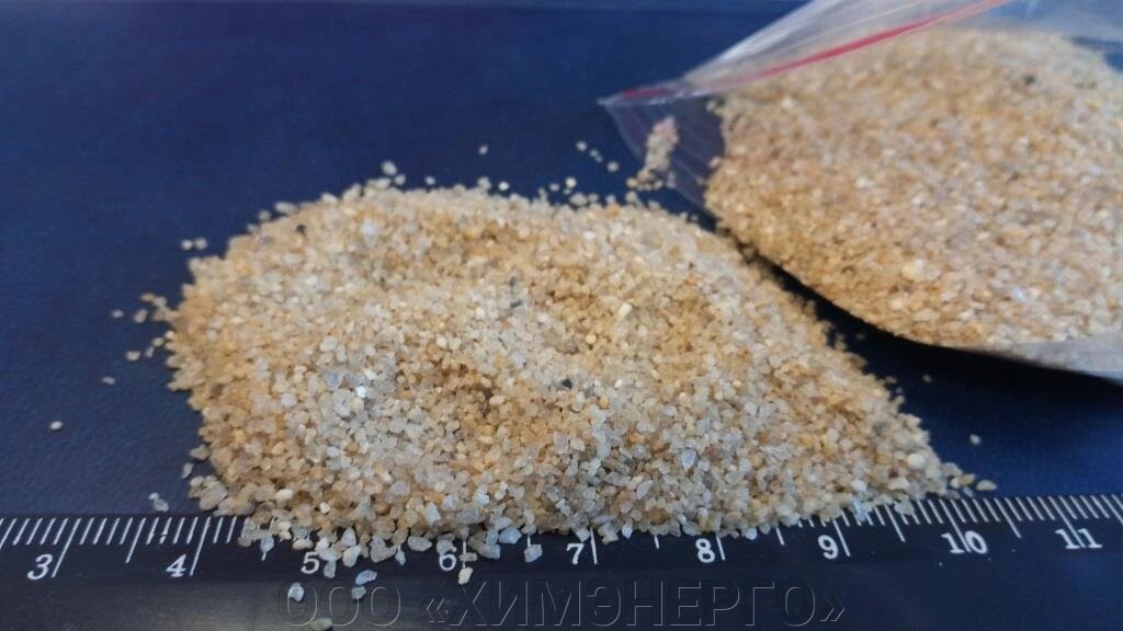 Песок кварцевый 0,8-1,25 мм меш 50кг - скидка