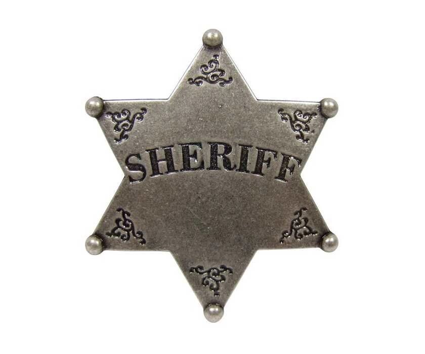Значок звезда Шерифа шестиконечная (DE-101) - фото