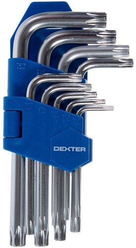 ДЕКСТЕР Torx набор ключей T10-T50 (9шт)