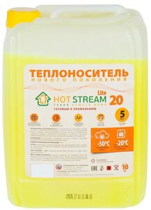 ХОТ СТРИМ Лайт 20 теплоноситель этиленгликоль -20С (10кг)