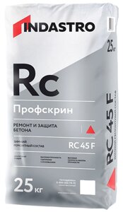 ИНДАСТРО RC45F Профскрин зимняя смесь для ремонта и защиты бетона (25кг)