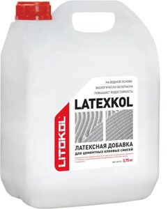 ЛИТОКОЛ Латекскол добавка для цементных клеев (3,75кг)