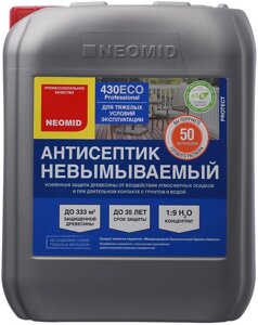 НЕОМИД 430 Эко биозащитный антисептик невымываемый для дерева концентрат 1:9 (5кг)