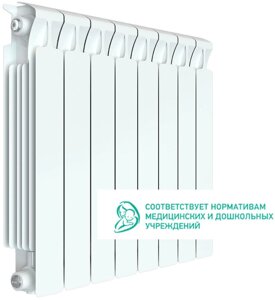 РИФАР Монолит радиатор биметаллический 3/4" 500 мм (8 секций)