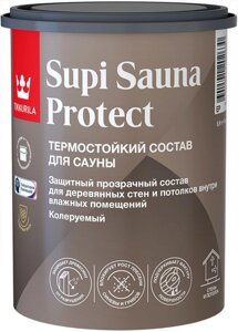 ТИККУРИЛА Супи Сауна Протект защитный состав для бани полуматовый (0,9л)