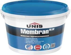 ЮНИС Мембран Блу мембрана гидроизоляционная синяя (4кг)