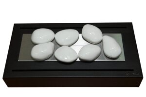 Декоративные камни для биокамина Галька белая 7 шт.