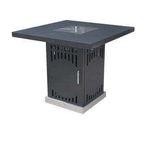 Газовый стол-камин Stalleh Spis Royal (76,2x76,2x62,3см, 14кВт) Матовый черный (уличный обогреватель)