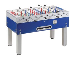 Игровой стол - футбол Garlando Challenge (137x76x90,5 см, синий, жетоноприемник)