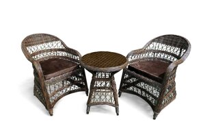 Комплект мебели Mokka Loreto (2 персоны) бронзовый Мокка Лорето