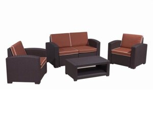 Комплект Rattan Premium 4 (4 персоны) венге