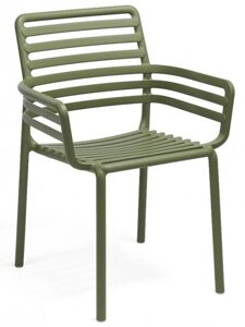 Кресло пластиковое Doga (60х56,5х83,5см) агава