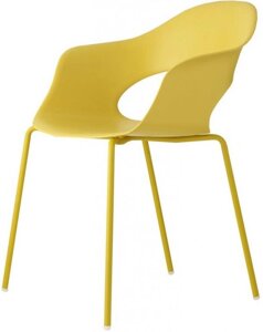 Кресло пластиковое Lady B (56х58х78см) желтый