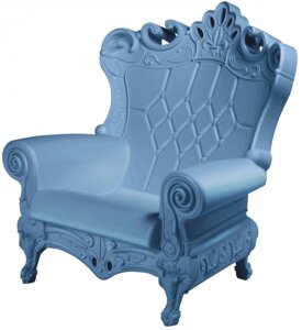 Кресло пластиковое Queen Of Love Standard (103,5х98х112,5см) пудрово-синее