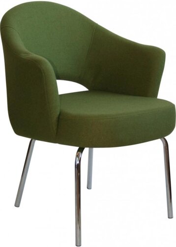 Кресло с обивкой A621 (63х65х81см) зеленое