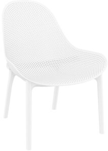 Лаунж-кресло пластиковое Sky Lounge (60х71х83см) белое