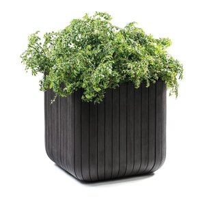 Напольное кашпо Wood Cube Planter L (40x40x40см)