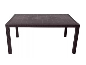 Обеденный стол Фиджи Fiji Table коричневый (160,5х94,5х75см)