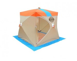 Палатка рыбака Омуль Куб 1 (180х180х170см) голубая