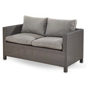 Плетеный диван двухместный S59A-W53 Brown (148x76x68см)