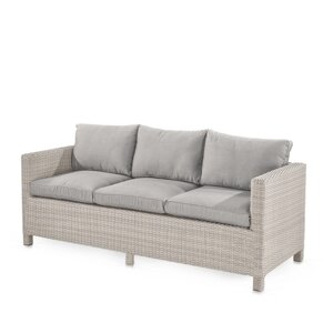 Плетеный диван трехместный S65B-W85 Latte (190x76x68см)