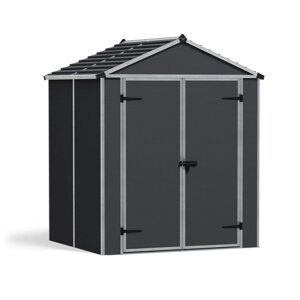 Сарай Rubicon 6x5ft (1,54х1,85х2,17м) Dark Grey (Рубикон 6х5 футов темно-серый)