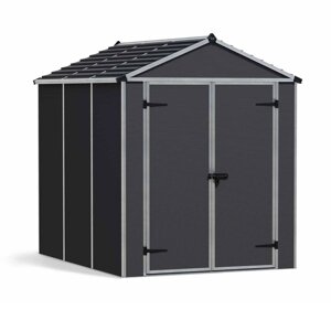 Сарай Rubicon 6x8ft (2,27х1,75х2,17м) Dark Grey (Рубикон 6х8 футов темно-серый)