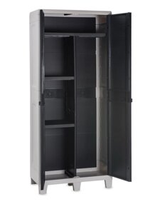 Шкаф Woody S XL арт. 076, 2-х дверный с 3 полками (78х46х182см)