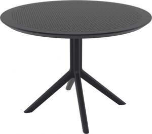 Стол пластиковый Sky Table Ø105 черный