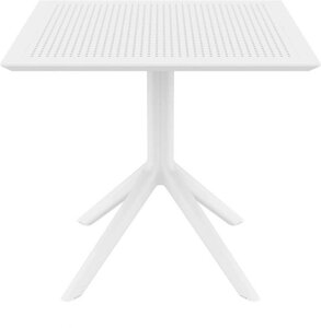 Стол пластиковый Sky Table 80 (80х80х74см) белый
