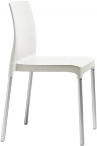 Стул пластиковый Chloe Chair Mon Amour (49х51х83см) лен, слоновая кость