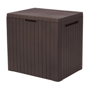 Сундук пуф City Storage Box 113л (57,8х44х55см) коричневый