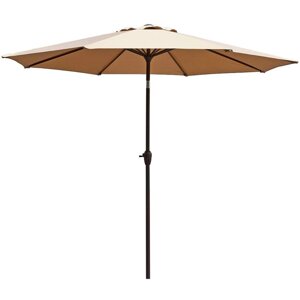 Зонт для сада AFM-270/8kR-Beige (диам. 2,7м) (с наклоном)