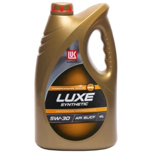 Масло моторное ЛУКОЙЛ Luxe Synthetic 5W-30 A5/B5, 4 л