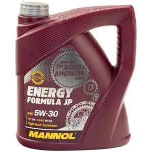 Масло моторное mannol 7914 energy JP 5W-30 SN, GF-5, 4 л