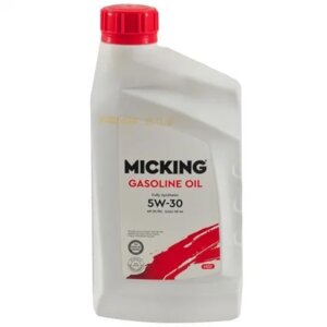 Масло моторное MiCKiNG Gasoline Oil MG1 5W-30 SP/RC, 1 л