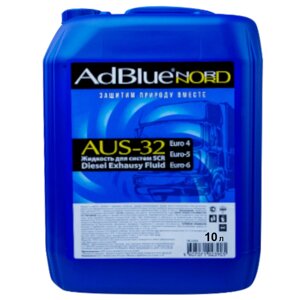 Водный раствор мочевины AdBlue AUS-32 DEF NORD, 10 л