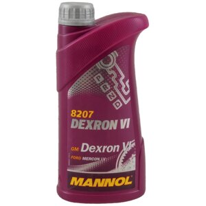 Жидкость трансмиссионная MANNOL 8207 Dexron VI, 1 л