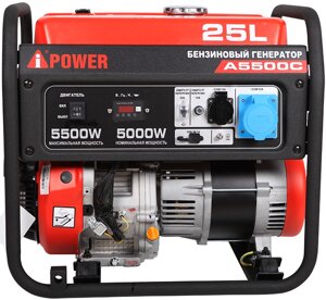Бензиновый генератор A-IPOWER A5500C 5.0 кВт, 220В ( ручной запуск)