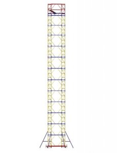 Вышка-тура ВСР-4 ( высота - 16.7 м, габариты площадки 2,0м х 1,2м, нагрузка - 250кг)