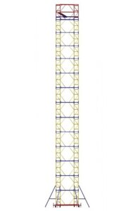Вышка-тура ВСР-4 ( высота - 17.4 м, габариты площадки 2,0м х 1,2м, нагрузка - 250кг)