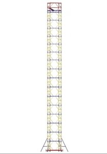 Вышка-тура ВСР-5 ( высота - 21,0 м, габариты площадки 1,6м х 1,6м, нагрузка - 250кг)
