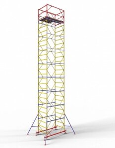 Вышка-тура ВСР-6 ( высота - 11,3 м, габариты площадки 2,0м х 1,6м, нагрузка - 250кг)