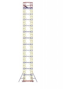 Вышка-тура ВСР-6 ( высота - 16,2 м, габариты площадки 2,0м х 1,6м, нагрузка - 250кг)