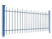 Металлический забор Тип-3. Столб 60х40 или 50х50 L=3000mm