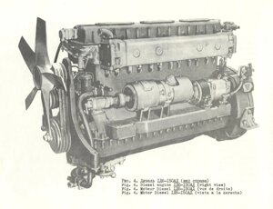 Дизельный двигатель 1Д6Н-250С, 250 л. с.