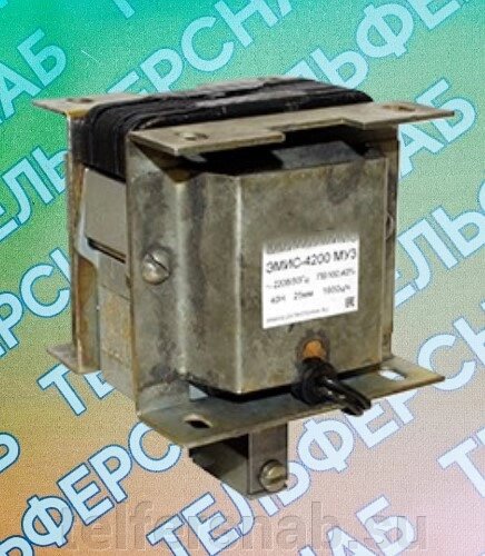 Электромагнит ЭМИС 4200 380В/220В толкающ. от компании ТЕЛЬФЕРСНАБ/ Грузоподъемное оборудование в Нижнем Новгороде - фото 1