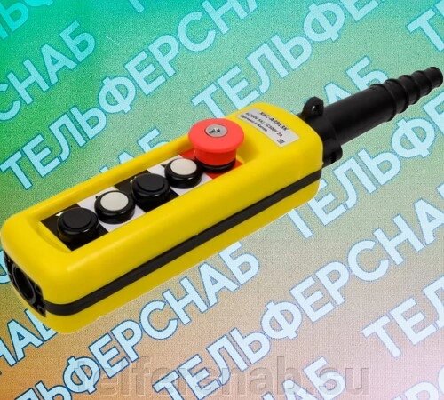 ПУЛЬТ 4 КНОПОЧНЫЙ, 2 СТУПЕНЧАТЫЕ КНОПКИ + СТОП БУТОН + КЛЮЧ (XАС-A4913Y) от компании ТЕЛЬФЕРСНАБ/ Грузоподъемное оборудование в Нижнем Новгороде - фото 1