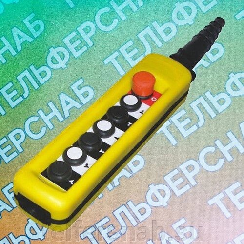 ПУЛЬТ 6 КНОПОЧНЫЙ, 2 СТУПЕНЧАТЫЕ КНОПКИ + стоп бутон (XАС-A6913) от компании ТЕЛЬФЕРСНАБ/ Грузоподъемное оборудование в Нижнем Новгороде - фото 1
