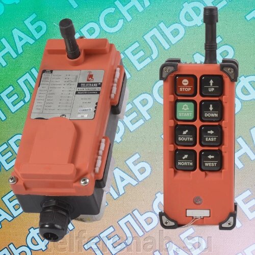 Радиоуправление Telecontrol А21-Е1В 6-ти кнопочное, односкоростное от компании ТЕЛЬФЕРСНАБ/ Грузоподъемное оборудование в Нижнем Новгороде - фото 1